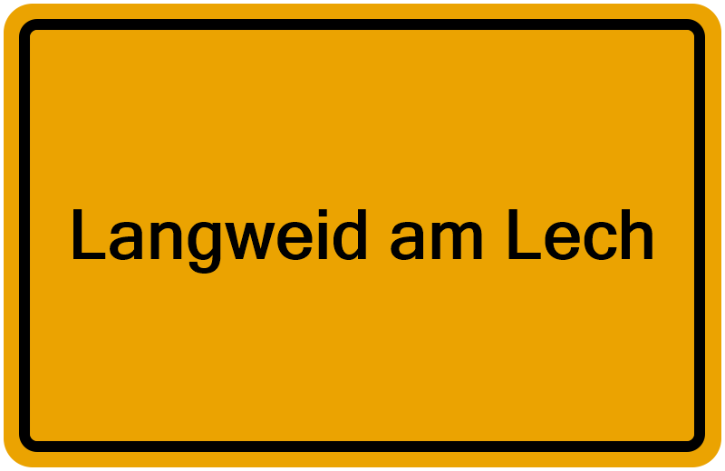 Handelsregister Langweid am Lech